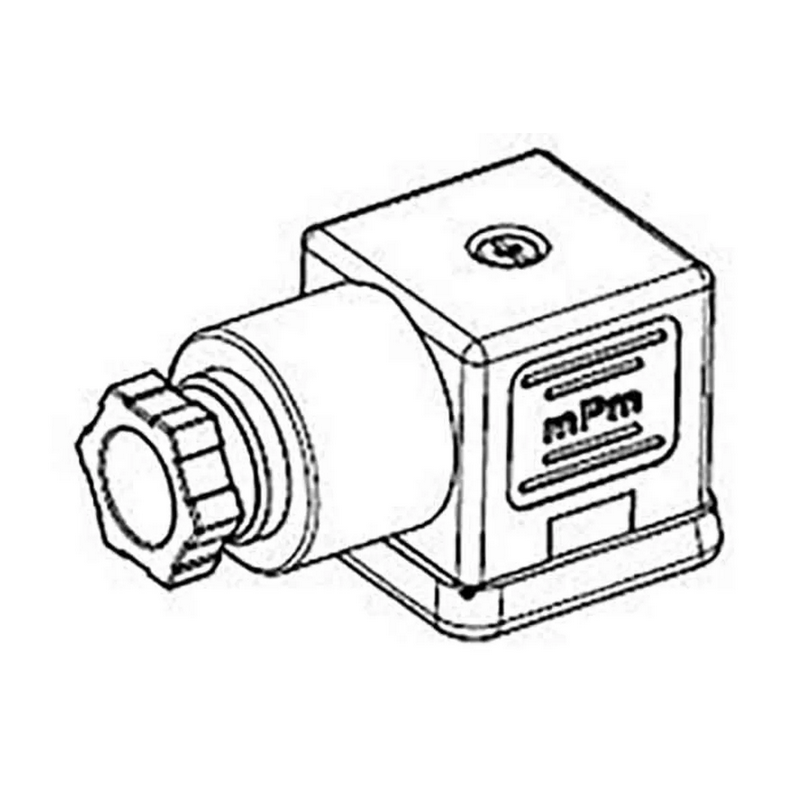 Connecteur DIN 43650, 2P, 16A, 250 V c.a., 300 V c.c., série 121023, PG9, IP65,