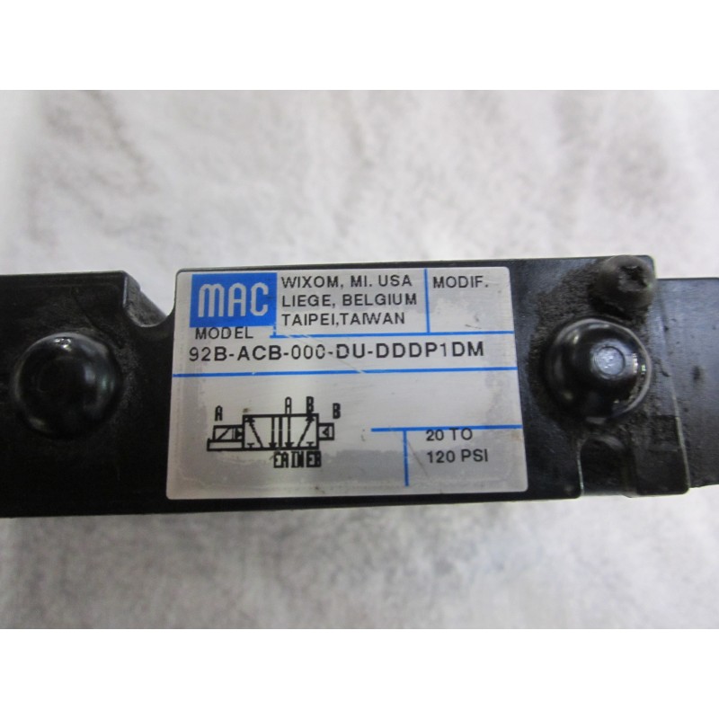 Electrovanne 24Vdc 7,3w ref 92B-ACB-000-DU-DDDP-1DM