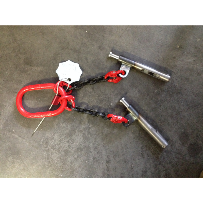 Hinge lifter with chain for hinge rings diameter 25.4